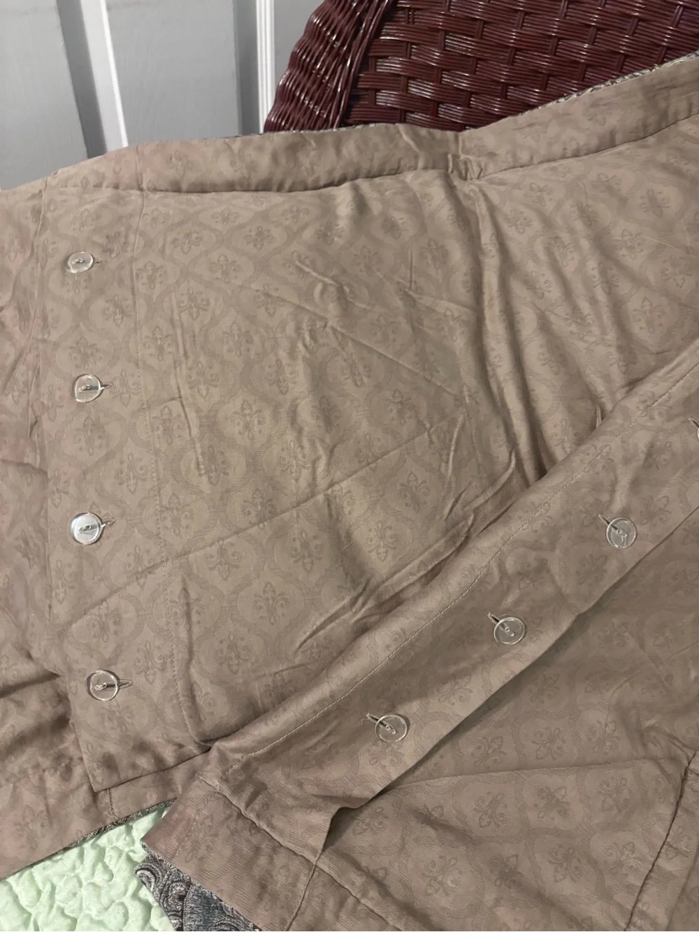 Pair of Decorative Paisley Pillow Shams King Size - Home Bedding